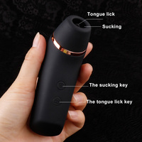 Leistungsstarkes Erwachsenenprodukt Sextoy Brust 2-in-1 Klitoris-Nippel-Zungen-Saugvibrator Sexspielzeug für Frauen Paar-Vibratoren