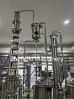 Nouvel artisanat 50l pour distillation de spiritueux, équipement d'extraction d'éthanol, équipement de distillation, machine à éthanol, usine d'éthanol de manioc