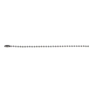 Portachiavi con catena a sfera in acciaio inossidabile da 15 cm per chiavi e accessori - Product Image 2