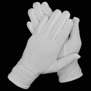 Guantes de Bambú y Spandex Antibacterianos, Hipoalergénicos, Cómodos, Transpirables, Elásticos, Blancos, Hidratantes para Eccema, Talla Única - Product Image 2