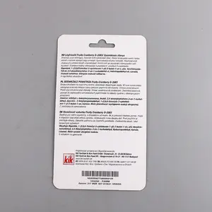 FSC Custom Plastic Cardboard Blister Verpackung Papier karte einlegen, Karton Papier hängen Header Card drucken