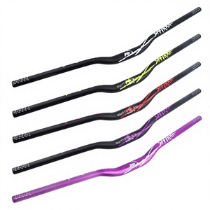 High-Performance JIAXUN MTB <b>Handlebars</b> Model Jx-635241 Cylindrical 30mm Rise Aluminum Alloy Precise Control-Safety Eco-Friendly - Product Image 1