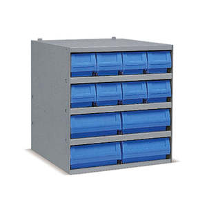 Ripiano di stoccaggio in plastica RK-BOX di tipo C con soluzione di organizzazione di 12 contenitori - Product Image 1