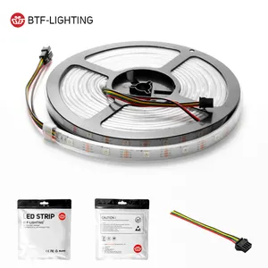 Led Flexible Strip Light Wholesales Price 16.4ft Ip20 Ip30 Dream Color Flexible Lighting Led Strip APA102 Sk9822