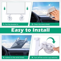 Kit de fixation à ventouse pour voiture Starlink Mini Internet Kit, support latéral pour tableau de bord, pare-brise, toit ouvrant