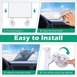 Kit de fixation à ventouse pour voiture Starlink Mini Internet Kit, support latéral pour tableau de bord, pare-brise, toit ouvrant - Product Image 4
