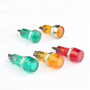 Yongxing ZD10 Lámpara de bicicleta de motocicleta 10mm 24V Luz indicadora de plástico Luz indicadora Led CE - Product Image 1