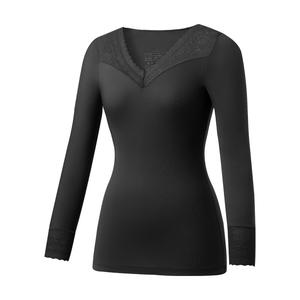 Haut thermique ultra-fin pour <span class=keywords><strong>femme</strong></span>, à l'acide hyaluronique, à température constante, pour la beauté de la peau, collection automne - Product Image 4