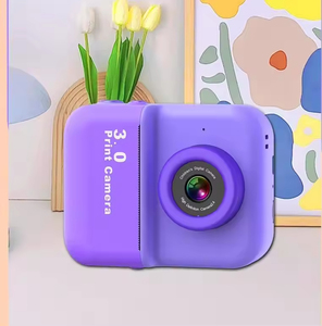 New Purple Pink Fashion Electric LCD Display Girls Kids Use Photo <b>Video</b> <b>Digital</b> <b>Camera</b> <b>Digital</b> Children's <b>Camera</b> Birthday Gift - Product Image 2