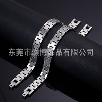 Bracelet de mode en acier inoxydable de haute qualité, style chaîne à maillons de rappeur, bracelet de montre pour couple