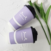 Gobelets à café jetables en gros, double paroi, 8, 10, 12, 16, 21 oz, biodégradables, écologiques, avec couvercles de qualité alimentaire, personnalisables, en papier