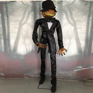 Spookhuis Rekwisieten Skelet Geluid Bewegingssensor Halloween Rekwisieten Geanimeerde Grote Animatronic