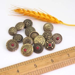 Youmeizer Lot de boutons-pression décoratifs antiques pour portefeuilles, fermetures décoratives, projets de bricolage en cuir - Product Image 6
