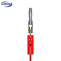 JZDZ Prise banane nickelée 4 mm, pièces DIY, 30Vac-60Vdc/Max.32A J.10015