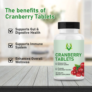 Tabletas de Arándano Rojo ODM OEM con Vitamina C, Apoya la Salud Digestiva Intestinal, Refuerza el Sistema Inmunológico, Extractos Herbales - Product Image 2