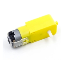 Motor DC3V-6V DC Geared Motor TT Motor Anti Interferensi Magnetik untuk Chassis Mobil Pintar 100 Rpm 190Rpm 240Rpm 100mA 120mA Tanpa Roda