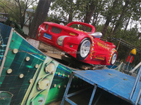 Manège Voiture Volante Crazy Wave, Voiture de Sport Rotative Coulissante pour Enfants, Équipement d'Attraction et de Divertissement pour Enfants et Famille