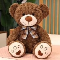 Boneka Beruang Teddy Kustom Berkualitas Tinggi dengan Lapisan Jala Bahan Lembut Pereda Stres untuk Ulang Tahun & Hadiah OEM/ODM MOQ Rendah