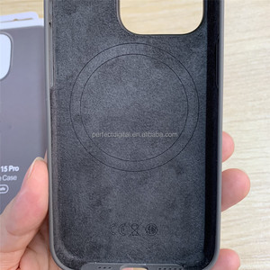 Funda de Silicona para Teléfono 17 Pro Max, Protector Antigolpes, Cubierta Trasera Magnética de Silicona para <span class=keywords><strong>iPhone</strong></span> 17 Pro 16 15 14 <span class=keywords><strong>13</strong></span> 12 - Product Image 4