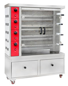 Horno de Gas Comercial para Pollo Asado, Equipo de Cocina con 3 y 4 Varillas para Restaurante - Product Image 2