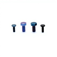 Vente chaude : Vis à tête hexagonale en titane ZFTI GR5 M8*20 DIN933, vis à filetage complet, prix direct usine