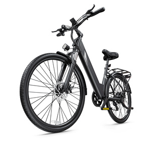 <b>Electric</b> City Bike 36V Lithium Battery Rear <b>Hub</b> Motor Aluminum Alloy Frame 26 Inch Urban Commuter <b>Electric</b> Bicycle - Product Image 3