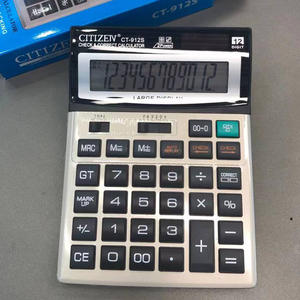 เครื่องคิดเลขพลังงานแสงอาทิตย์ Citizen Ct912s 12 หลัก ตรวจสอบการทำงานที่ถูกต้องสำหรับการใช้งานทางการเงินและธุรกิจ - Product Image 3
