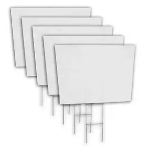 Folha de Coroplast Coreflute 18" x 24" 18'x24'' 18" x 24" 4mm/placa Corflute Quintal em branco sinais folha Corex para impressão