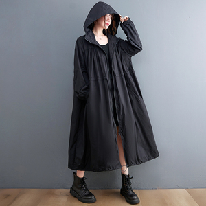 Nouvelle Collection Printemps 2026 – <span class=keywords><strong>Manteau</strong></span> Mi-Long à <span class=keywords><strong>Capuche</strong></span> pour <span class=keywords><strong>Femme</strong></span>, Style Britannique Décontracté - Product Image 2