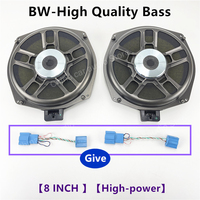 Caisson de Basses de Voiture pour BMW F10 F30 G30 G20 F20 F22 F23 F48 F34 E90 E60 X5 X3 Haut-Parleur de Basses de Qualité de 8 Pouces Sous le Siège