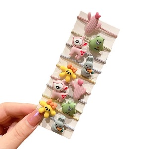 Nouvelle collection : Élastiques à cheveux en acrylique pour enfants, design Tinker Bell, faits main, ne blesse pas les cheveux, pour petites filles. - Product Image 3