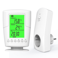 Termostato Inalámbrico para Calefacción del Hogar, Dispositivo de Control de Temperatura Programable, Ecológico, 2 Años de Garantía