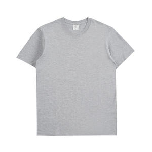 Kaus polos katun kelas berat Premium polos untuk cetakan kustom grosir kaus pria ukuran besar - Product Image 4