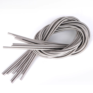 สายไฟสแตนเลส ยี่ห้อ <span class=keywords><strong>Chiko</strong></span> รุ่น SY-T พร้อมข้อต่อสายเคเบิลข้อมูล ป้องกันสายหักงอ แบบสปริง  สายต่อขยายแบบกำหนดเองได้ - Product Image 1