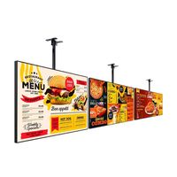 Pantalla Digital LCD 4K HD con SDK para Menús, para Restaurantes, Ascensores, Centros Comerciales, Señalización, Educación, Uso en Interiores, Montada en el Techo