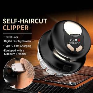 Tondeuse à cheveux rotative sans fil professionnelle rechargeable UFO pour hommes, lames circulaires - Product Image 2