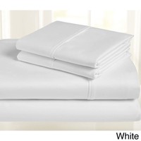 Ensemble de draps de luxe 4 pièces tissés non toxiques personnalisables 100 % coton égyptien 400 fils/cm² uni pour la maison et l'hôtellerie