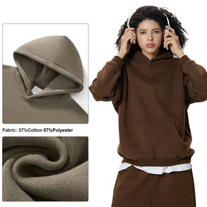 Sudadera con Capucha de Algodón Oversize de Alta Calidad sin Cordones, Personalizable al por Mayor con Logotipo Impreso o Bordado para Hombre - Product Image 3