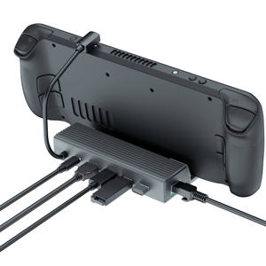 แท่นวางไอน้ำ HDM1 100W PD ชาร์จเร็ว <span class=keywords><strong>USB</strong></span> Type C แท่นวางแท่นวางไอน้ำ6-in-1สำหรับขายคอนโซลดาดฟ้าไอน้ำ - Product Image 1