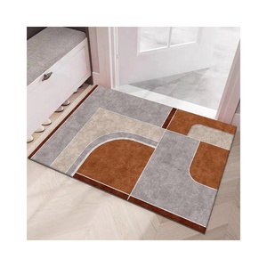 Bán buôn tùy chỉnh giá rẻ kích thước lớn phòng khách cửa thảm & miếng đệm thảm & thảm có thể giặt tính năng - Product Image 5