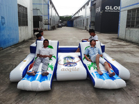 Aoqile 2025 Plate-forme flottante multi-sièges gonflable de parc aquatique marin extérieur à vente chaude pour les événements