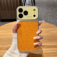 Coque de téléphone léopard haut de gamme à grande fenêtre, idéale pour Apple 17 Pro Max, téléphones mobiles tendance iPhone 16/15/14