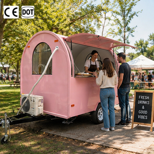 Etodevice 8.2ft Most Popular Customized Coffee Ice Cream Truck Mobile bar Street Fast Food <b>BBQ</b> Snack Food Traile - Product Image 1