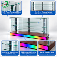 Vitrine d'exposition en verre trempé Keway avec éclairage LED RGB pour boutique de tabac