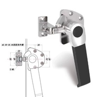 Poignée de porte de compression industrielle moderne en acier inoxydable 304 pour four, avec installation facile