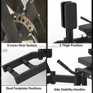 Máquina Comercial de Titanio con Carga de Placas para Abducción y Aducción de Cadera, Combo Dual para Fortalecimiento de Muslos Internos y Externos, Equipo de Gimnasio y Fitness - Product Image 4