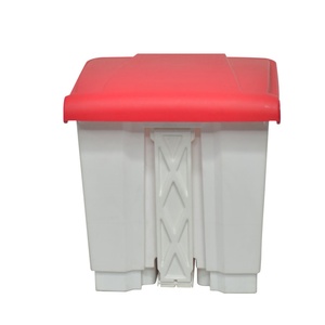 Papelera de reciclaje de basura al aire libre de plástico de diseño caliente 3 compartimentos - Product Image 6