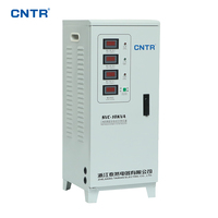 SVC 10KW 10KVA stabilisateur de tension servo électromécanique triphasé ca 380V 400V régulateur de tension automatique AVR pour les bâtiments