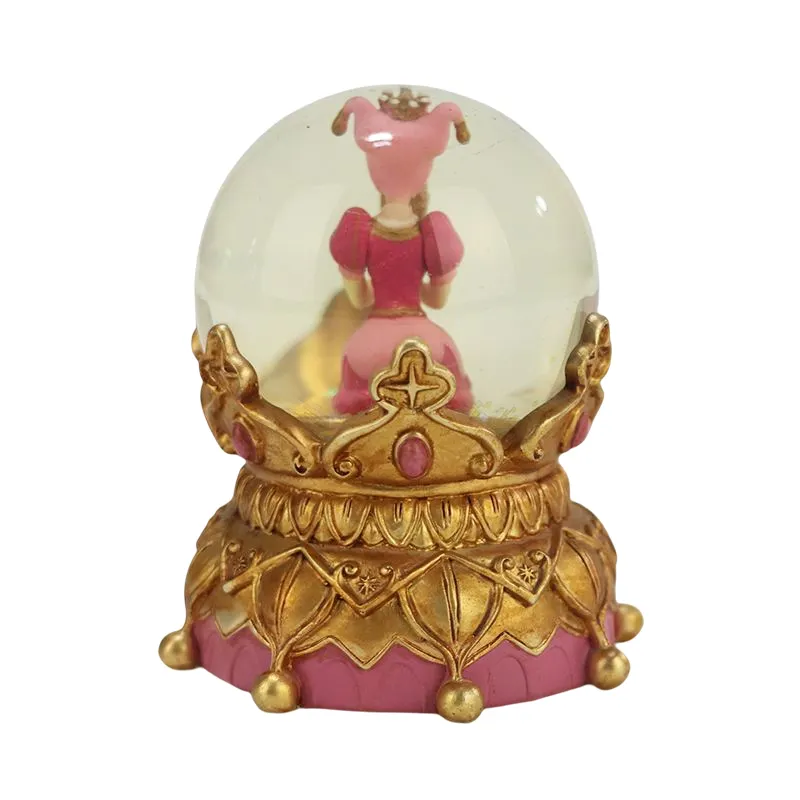 Plástico De Vidro De Resina Artesanato Atacado Personalizado A Princesa Dos Desenhos Animados Snow Globe Cartoon Souvenir Produtos Presentes Para Crianças Meninas