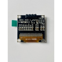 Module d'affichage OLED PMOLED de 0,96 pouce, résolution 128x64, 4 broches I2C, matrice passive monochrome blanche, taux de rafraîchissement 1/64